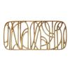 Nordic Modern Metal Wrought Iron Insulated Placemats Kitchen Restaurant Fashionable Metal Coasters Model Room Exhibition Hall Decorations