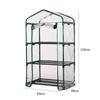 Garden House Mini Portable Garden Green House Warm Greenhouse Flower Plants Green House PVC Cover Without Iron Rack