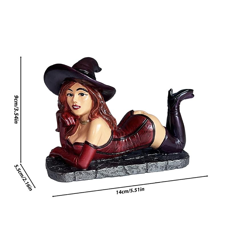 2025 Halloween Funny Witch Pen Holder Fun Witch Pen Holder Office Decoration Halloween And Christmas Gifts Ornament Toy