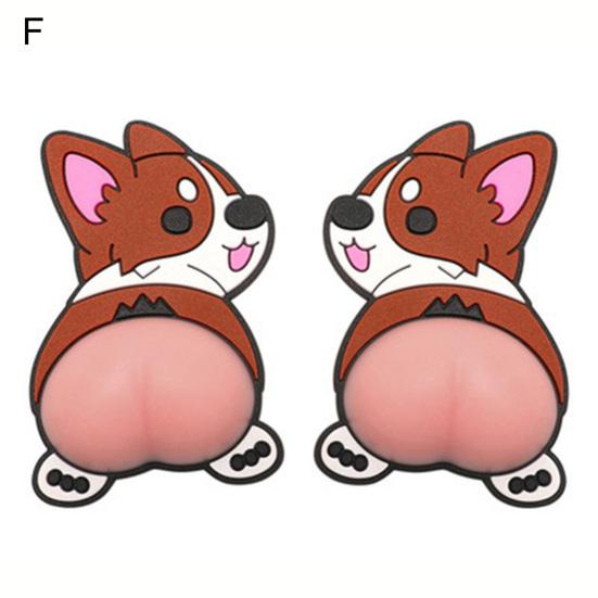 

2шт против царапин 3D стерео самоклеящиеся мультяшные автомобильные двери для предотвращения столкновений F