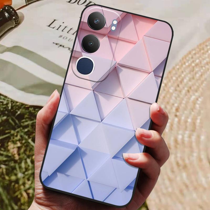 Pouzdro na telefon pro vivo Y19s 4G Módní malovaný měkký silikonový zadní kryt pro vivo Y19s 4G Pouzdra TPU nárazník na vivoy19s V2419 Roztomilé