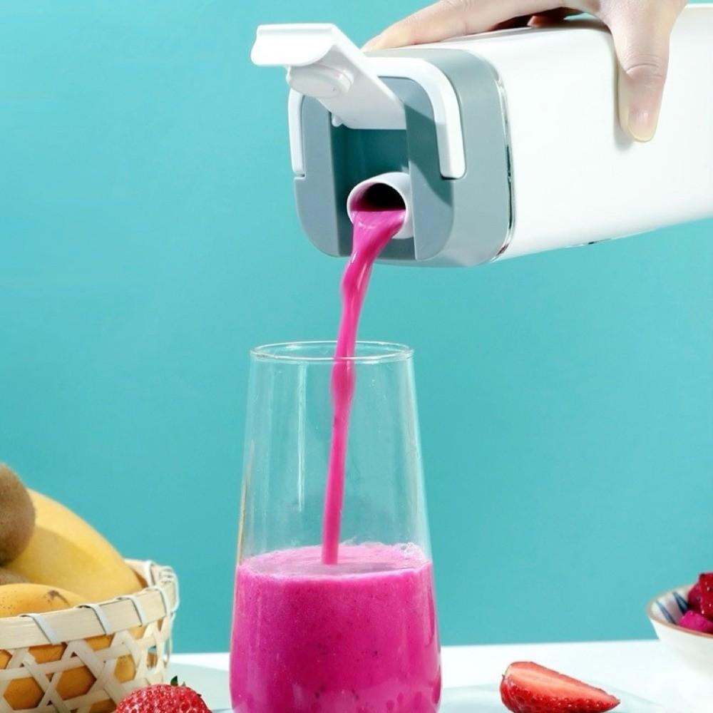 Electric Display Electric Juicer USB Rechargeable Ice Crusher Smoothie Blender  Home Use