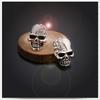 Halloween  Skull Earrings, Full Diamond Skull Head Punk Earrings