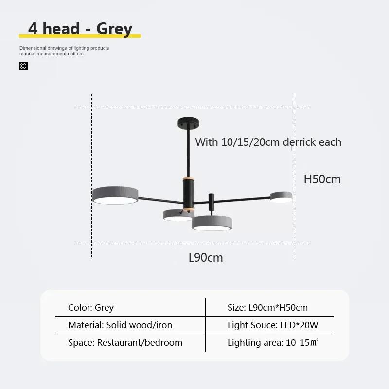 

Светодиодная потолочная люстра Nordic для гостиной, столовой, спальни, современный подвесной светильник, домашний декор, внутреннее освещение, светильник Lustre Natural White