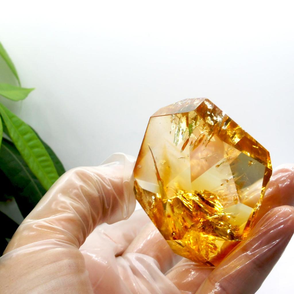 Citrine Natural Quartz Carefully Approximately Weighing Approximately Feng Good Home New Gift [TANAKA YA] Crystal, Selected, High-Quality, 584832mm,