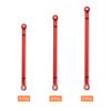 uxcell 8pcs Wheelbase Link Rods, Aluminum Alloy, 313mm Wheelbase Upper and Lower Link Rods, Chassis Linkage for SCX10 110 RC Car Crawler Upgrade