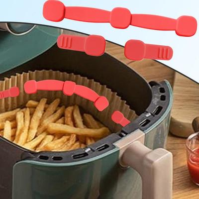 Magnet Air Fryer Paper Fixing Buckle Air Fryer Magnet Silicone Buckle Prevent Paper From Covering Kitchen Gadget For Secure Cook