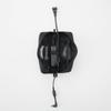 MUJI Polyester Gadget 20cm x 9cm x 6cm NDE16A1S Pouch, Black, Approx. (W) (H) (D),