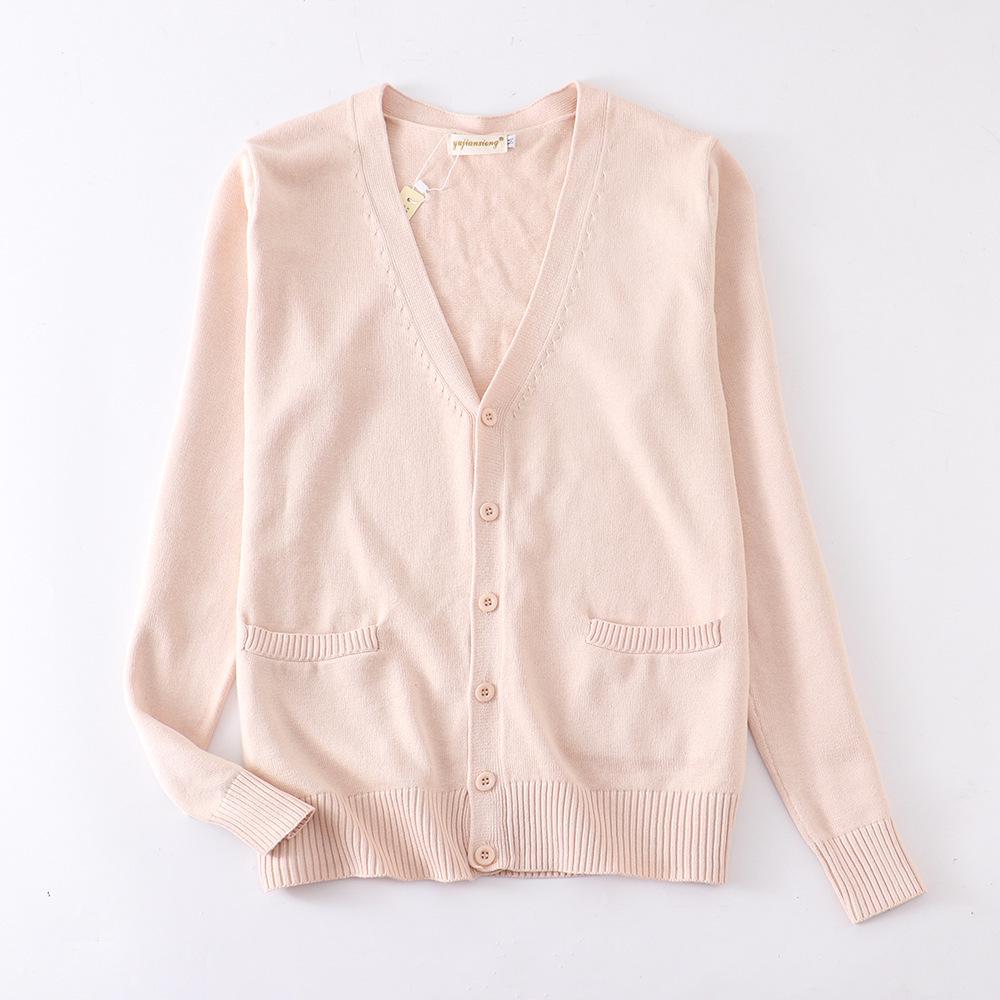 Japanese JK Style Soft Knit Cardigan Sweater for Students