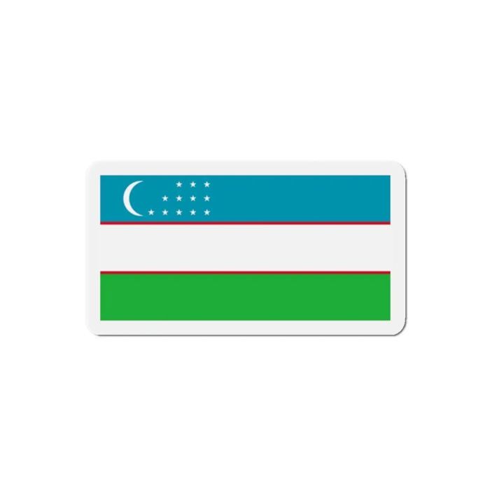 Aimant Drapeau Ouzbékistan - Multicolore - 8 cm - 50 pièces - Résine synthétique - Mixte