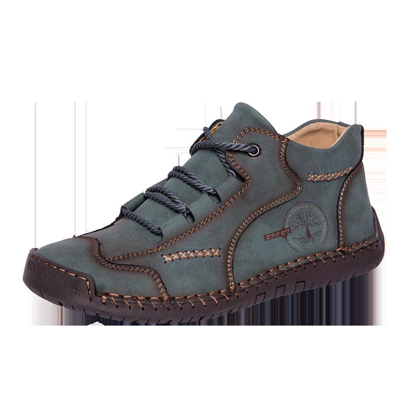 Plus Size Hand-Sewn High-Top Casual Shoes 9932