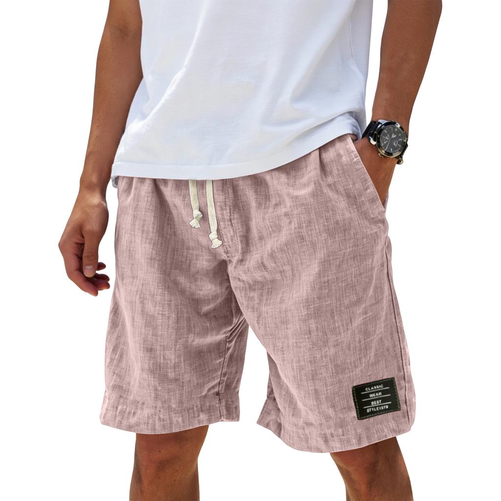 Men's Summer Casual Shorts Men's Fashion Sports Textured Shorts