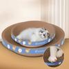 Round Cat Scratching Board Nest Corrugated Paper Does Not Shed Scratches Resistant Cat Nest Wear-resistant Cat Claw Board Cat Scratching Bowl Cat Toy