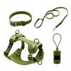 Dog Harness Set PVC Waterproof Chew Proof Small Dogs Leash Collar