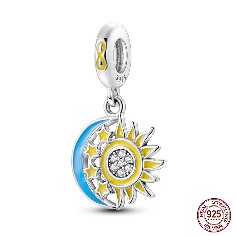 Fit Qikaola Original Bracelet Fashion Bee Astronaut Eiffel Tower Copper Charms Beads Fine Diy Birthday Jewelry For Women