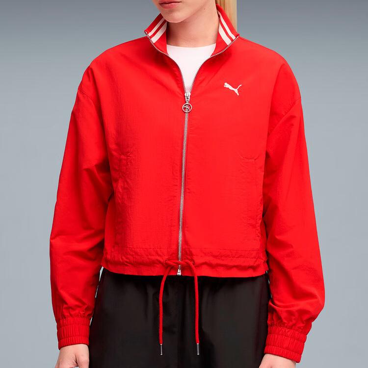 Puma Stand Collar Zipper Fashion Long Sleeve Jacket Women jackets 633998-11