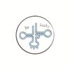 English Contemporary Omg Chest Pin Couples Style Geometric Metal Badge Scarf Accessory