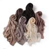 Muslim Chiffon Hijab Scarf for Women Solid Color Square Head Wrap Scarves Jersey Hijabs Islamic Turban Headband Shawl 180*70cm