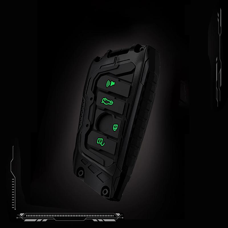 Key Fob Cover Zinc Alloy Key Case Fits For Bmw Ix Im I5 M60 X5 X7 X6 Ix I7 Remote Car Key Shell Protection