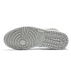 Air Jordan 1 Mid Smoke Grey Men Sneakers Light-Smoke-Grey Black White 554724-092
