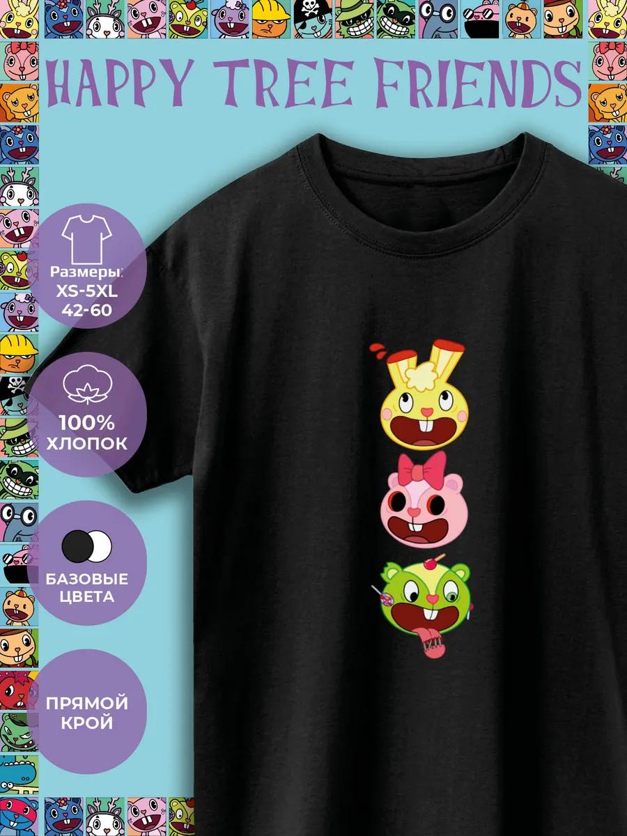 Happy Tree Friends Printed T-shirt 3XL
