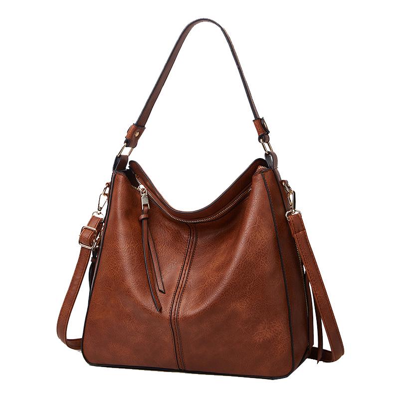 2022 Women's PU Handbag Set: European & American Style Crossbody and Shoulder Bag Trio