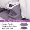 For Avatr 06 2024-2026 Anti-kick Pad Rear Seat Anti-scratch Pad Back Anti-dirt Pad Retrofit Interior Accessories Automobiles