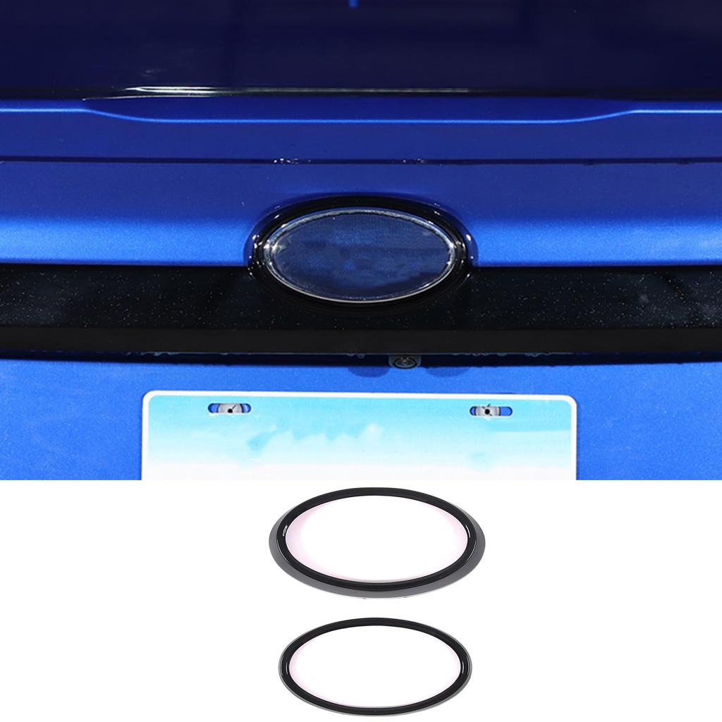 DIYUCAR Kompatibel med Subaru WRX S4 VBH 2023 2024 Dekorativ logoringramme foran og bak Dekorativt merke Enkel tape