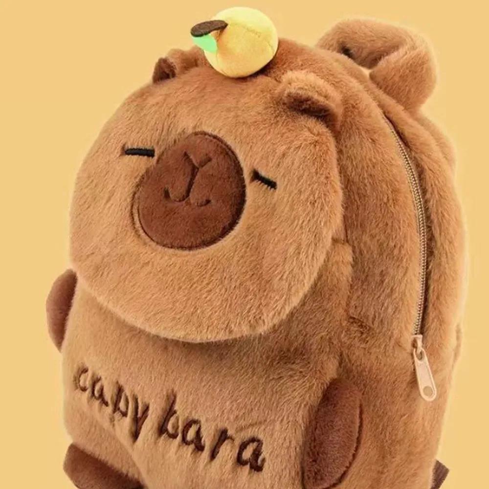 New Capybara Plush Bag Kapybara Shoulder Bag Crossbody Bag Mobile Phone Bag Children's Birthday Gift Holiday Party Favours