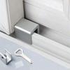 1PC Child Protection Baby Safety Adjustable Sliding Window Locks Stop Aluminum Alloy Security Lock With Keys Safety Window Lock