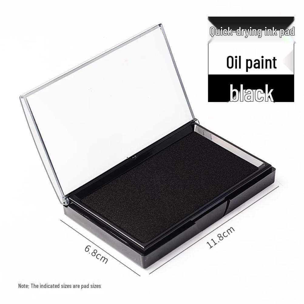 Rectangular Quick-Drying Self-Inking Stamp Pad for Office Use