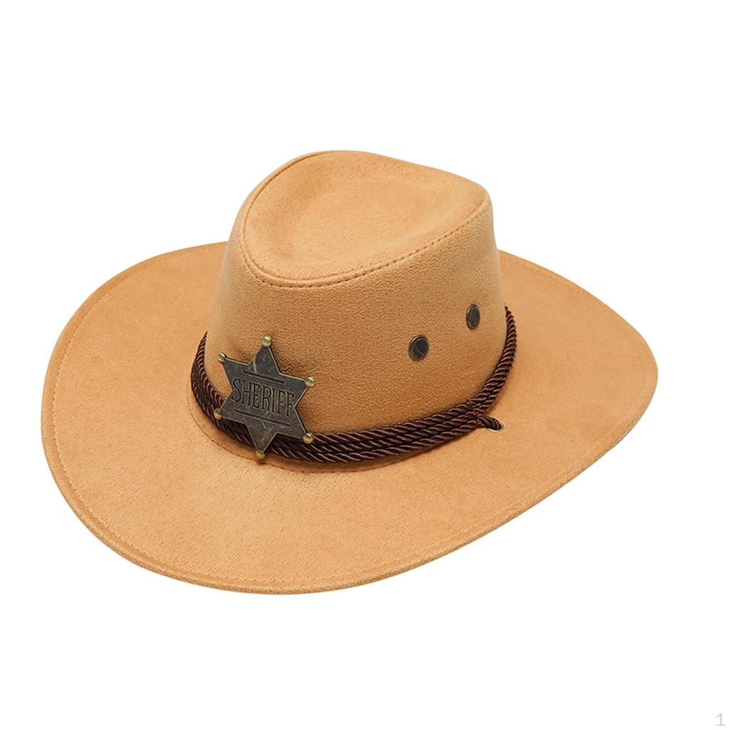 Classic Western Cowboy Hat - Stylish Sun Protection for Outdoor Adventures