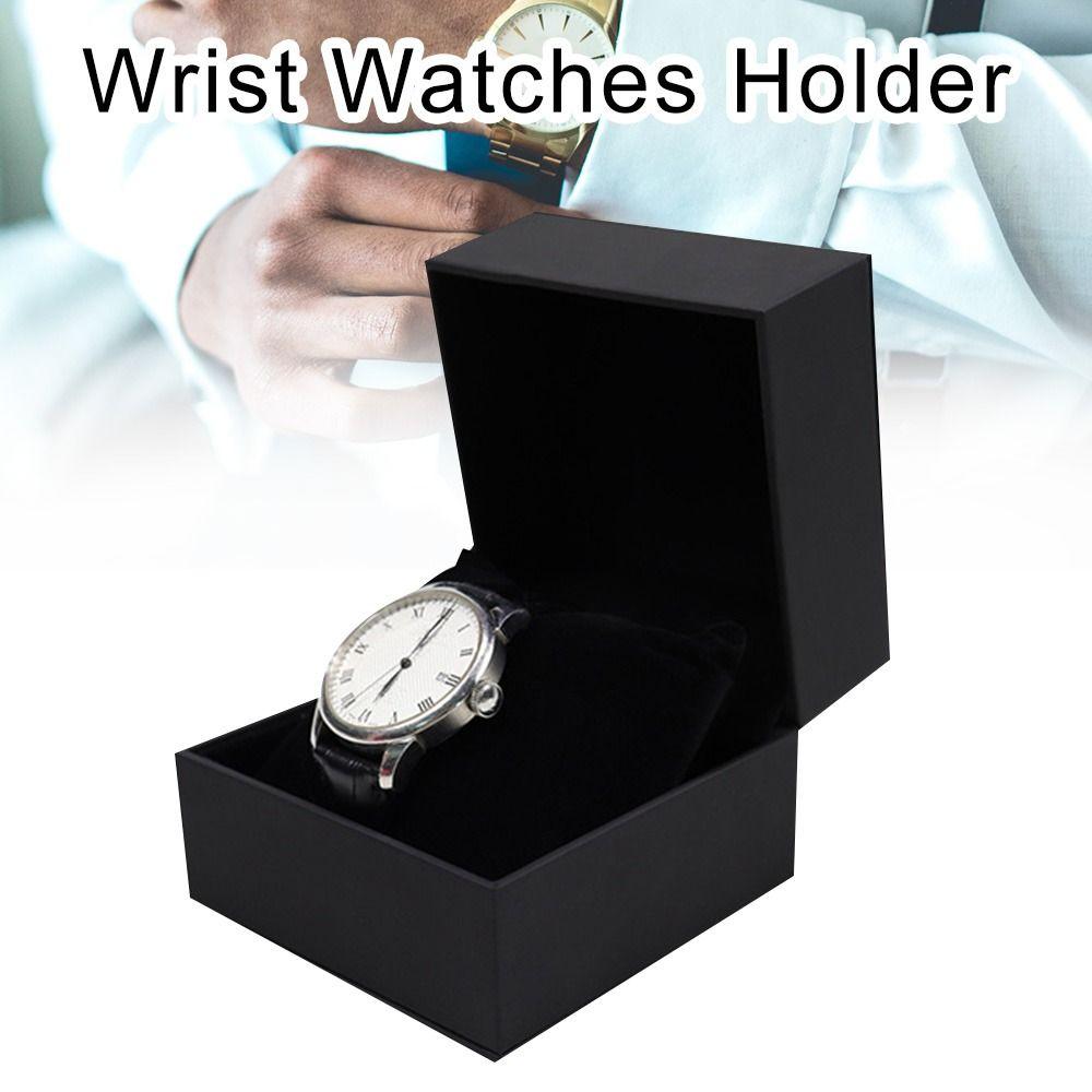 

Exquisite PU Leather Portable Watch Box Container Case Gift Case Storage Box
