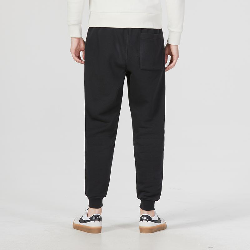 Jordan Sports Hoodie And Knit Long Pants Set Men Activewear Black DQ7351-010+DQ7341-010