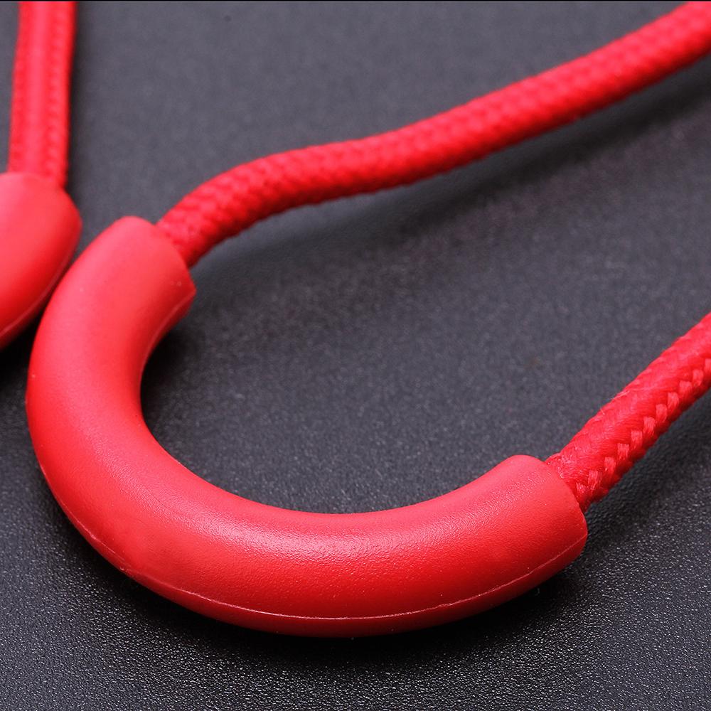 5Pcs PVC Zipper Pull Cord Zipper Kopf Pull Puller Clip Ersatz Enden Schloss Kleidung Rucksack Gepäck Zubehör