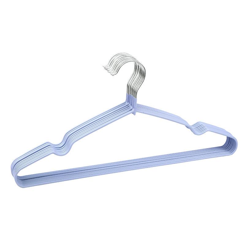 10-Pack Thickened Non-Slip Clothes Hangers - Durable Traceless Hangers for Home & Dormitory Use