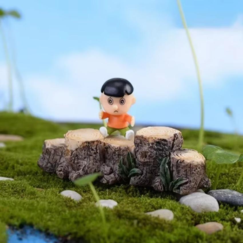 1 Pcs Tree Stump Bridge Model Mini Resin Fairy Garden Miniatures DIY Doll House Terrarium Succulents Micro Landscape Decoration