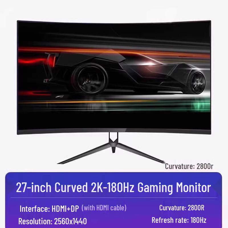 24-Inch Borderless HD Desktop Monitor Screen