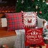 Christmas Gingerbread-Themed Pillowcases: Baked Fresh Daily Delights for Your Home sofas, bedroom pillow covers, holiday gifts