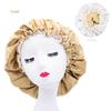 Shower Cap Ladies Fashion Simple Solid Color Elastic Hair Care Cap Button Elastic Wash Cap