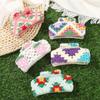 Ethnic Resort Theme Crochet Hair Claw Clip NonSlip Hair Clamp For Women Girl Vacation Hair Jaw Fashion Accessories