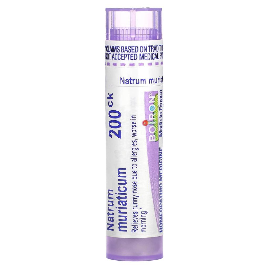 BOIRON Natrum Muriaticum, 200CK, Allergy Reliever, Approximately 80 Pellets