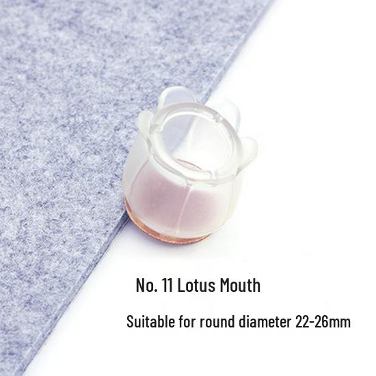 Transparent Non-Slip Chair and Table Leg Protective Covers