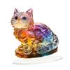 Handmade 2D Cat Sculpture Acrylic 2D Miniature Cat Ornament 2D Cat Ornament  Bedroom Decoration