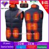 Unisex Smart Heating Vest with Full-Body Constant Temperature, Four-Control, 21-Zone Heating
