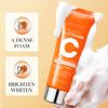 SADOER Vitamin C Face Cleanser 100g 3 5oz Gentle Exfoliating Whitening Brightening Facial Cleanser with 5x Active Vitamin C and Niacinamide