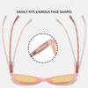 Cat Eye Brightening Night Vision Reading Glasses Lady's Fashion Anti Blue Light and UV Protection Far Sight Eyeglasses Diopter