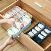 1PC 5 Grid Storage Box Multifunctional Drawer Organizer for Underwear Socks Sundries PP Container Home Organizer