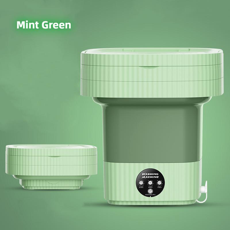 

Складная стиральная машина, нижнее белье, трусы, носки, отдельная стирка, маленькая портативная новая стиральная машина 【1】 зелёный