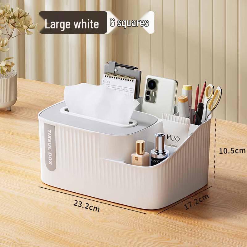 Shixun Marble Desktop Storage Tissue Box Organizer